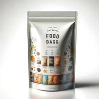 Sacs d'emballage réutilisables en PE tissé imprimés sur mesure, adaptés au micro-ondes, pour aliments pour bébés, collations, bonbons, grains de café, aliments pour animaux de compagnie, emballage refermable