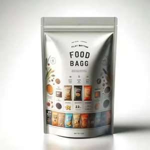 ถุงบรรจุภัณฑ์แบบพิมพ์ลายเอง ใช้ซ้ำได้ ทำจากผ้า PE สำหรับใส่ขนม ลูกอม คุกกี้ เมล็ดกาแฟ แบบซิปล็อค - Product Image 1