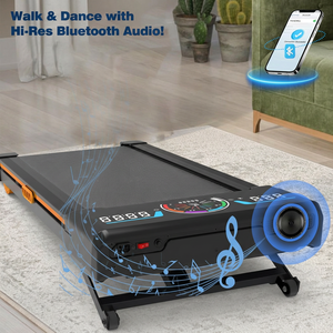 <span class=keywords><strong>Tapis</strong></span> <span class=keywords><strong>de</strong></span> marche sous bureau à moteur sans balais haute efficacité et économie d'énergie, avec bande antidérapante et conception portable - Product Image 5