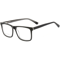 Elan Optical RD26121 Monture de lunettes rectangulaire classique en gros, monture intégrale unisexe en acétate, lunettes optiques, approvisionnement direct usine