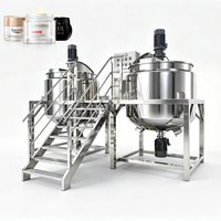 Mélangeur Homogénéisateur Grande Capacité 2000L pour Mayonnaise, Fromage, Ketchup, Pâtes, et Crème Blanchissante pour Soins du Visage