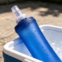 Conteneur d'eau sportif pliable léger, sac à boisson portable pour le cyclisme, l'escalade et la randonnée, gourde souple