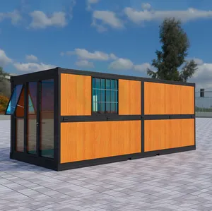 Contenedor casa prefabricada plegable China casa contenedor al aire libre portátil casa prefabricada plegable contenedor casas