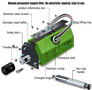 5000 किलोग्राम भार उठाने की क्षमता चुंबकीय लिफ्टर भारी शुल्क स्टील स्थायी चुंबकीय लिफ्टर - Product Image 3