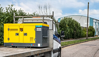 Nouveau compresseur d'air mobile à vis diesel Atlas Copco U190-12, 12 bars, 190 CFM, pour le sablage et la construction