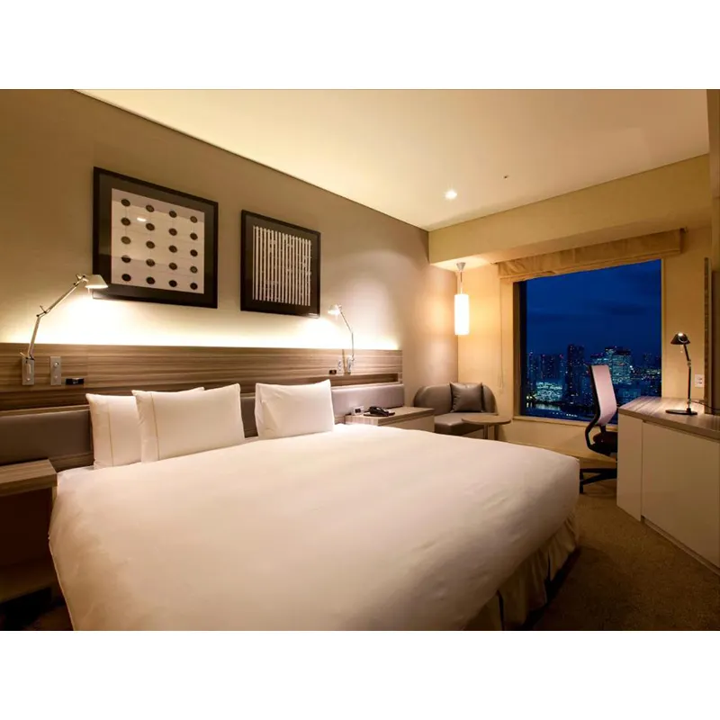 3 4 5 स्टार लक्जरी होटल फर्नीचर सेट के लिए एक स्थान पर समाधान होटल बेडरूम फर्नीचर