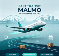 Transport de marchandises, livraison locale, Malmo, expédition express de batteries, origine Chine, expédition en 1 jour, délai de transit rapide, expédition stable