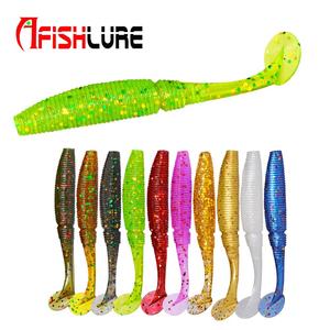 Esca da pesca esca artificiale 5cm 1g coda di pagaia esca da nuoto esca morbida esca da pesca <span class=keywords><strong>trota</strong></span> shad esca <span class=keywords><strong>esche</strong></span> da pesca in plastica morbida - Product Image 6