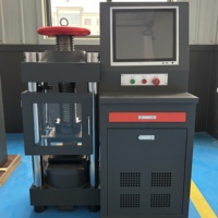 Machine d'essai de flexion et de compression des cubes de mortier, de ciment et de béton informatisée
