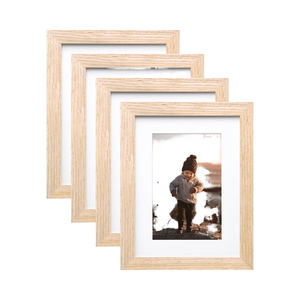 Marcos de fotos de <span class=keywords><strong>madera</strong></span> <span class=keywords><strong>natural</strong></span> de 6x8, juego de exhibición de plexiglás acrílico, alfombrilla de 4x6, 6x8, montaje en pared de mesa, 5x7, marcos de <span class=keywords><strong>madera</strong></span> de vidrio DIY - Product Image 1