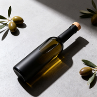 Bouteille d'huile d'olive Marasca personnalisée avec logo, 375 ml, 500 ml, 750 ml, pour huile d'olive, liqueur, gin, vodka
