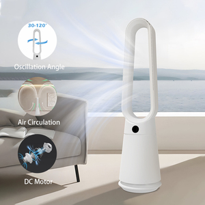 Ventilateur tour sans pales silencieux et puissant à 20 vitesses, 36 pouces de hauteur, avec télécommande, rafraîchisseur d'air pour supermarchés européens - Product Image 5