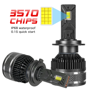 Venta caliente 200W 20000LM Bombilla de Faro de coche LED de alta potencia con temperatura de color de 6000K H1 H7 H13 H11 9005 9006 - Product Image 3