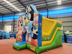 Château <span class=keywords><strong>gonflable</strong></span> commercial Bluey en PVC avec toboggan pour location <span class=keywords><strong>de</strong></span> fêtes d'enfants et <span class=keywords><strong>aire</strong></span> <span class=keywords><strong>de</strong></span> <span class=keywords><strong>jeux</strong></span> extérieure - Product Image 3