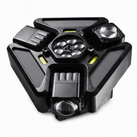 Projecteur laser LED mobile à effet de lumière DMX512 RGB Strobe pour KTV, bar et soirée
