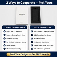 Boîte rigide en carton pour emballage de coque de téléphone avec logo personnalisé, petite boîte de rangement pour cadeaux avec insert en EVA à l'intérieur