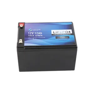 12V 12ah LiFePO4 Lithium ion Battery Perfect for Home Alarm, Backup UPS, Fire Security System, E-Scooters and Emergency Lighting