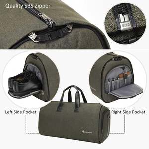 Free Sample Hanging Garment <b>Bags</b> for Travel Suit <b>Bag</b> for Men <b>Waterproof</b> Oxford Fabric Suit <b>Cover</b> for Traveling - Product Image 5