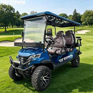 2026 Trend 4 Seat Electric Golf Cart <b>Foldable</b> Design 48V Lithium Battery Golf <b>Trolley</b> - Product Image 1