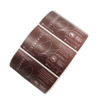 Impression personnalisée, logo personnalisé, autocollant personnel, autocollant en vinyle imperméable, étiquette adhésive cosmétique, rouleau d'autocollants