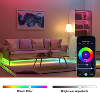 Interrupteur variateur pour bande lumineuse LED COB Zigbee pour RGB RGBW RGBCCT, télécommande intelligente pour contrôleurs LED, DC12-24V, 288W max