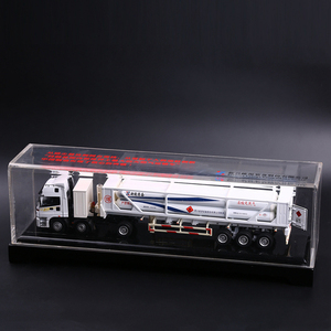 Perspex Nhựa Quy Mô Tàu Tàu Tùy Chỉnh Acrylic Quy Mô Mô Mô Hình Die Cast Xe Hiển Thị Trường Hợp - Product Image 3