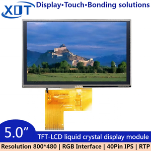 <span class=keywords><strong>5</strong></span>,0 zoll 800*480 TFT LCD Panel Cảm ứng điện trở SPI schnittstelle RGB <span class=keywords><strong>LED</strong></span> Đèn nền - Product Image 2