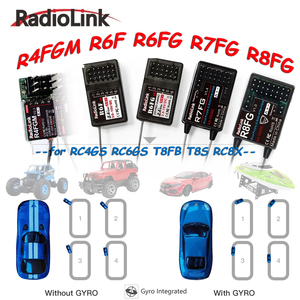 Récepteur Radiolink 2,4 GHz R7FG R8FG R4FGM <span class=keywords><strong>R6FG</strong></span> R6F avec gyroscope pour voiture et bateau RC, compatible avec les émetteurs RC4GS RC6GS T8FB T8S RC8X - Product Image 2