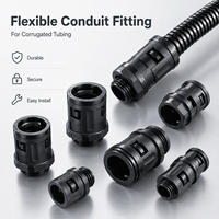 Connecteur de câble étanche IP67 M12 PG7/PG9/PG11 avec protection anti-tension en spirale flexible en plastique pour fil de 3,5-6 mm