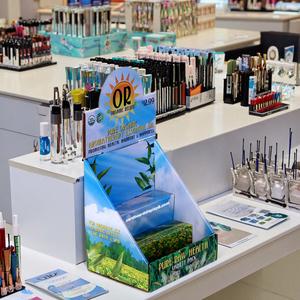 Mỹ phẩm Pop truy cập hiển thị bán lẻ Lip Balm hiển thị hộp các tông bao bì bảng <span class=keywords><strong>Top</strong></span> PDQ mỹ phẩm hộp - Product Image 3