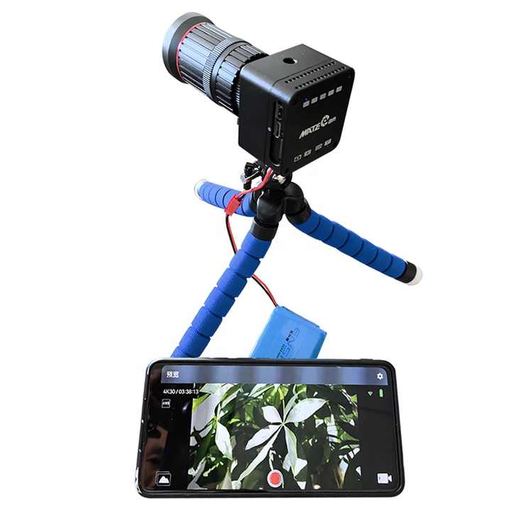 IMX317 MateCam X9 50mm 10倍光学ズームレンズ WiFi 4K FHD ミニ望遠鏡