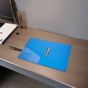 Offre Spéciale : Porte-documents en plastique bleu sans perforation avec pince simple et robuste, en PP, meilleur prix - Product Image 2