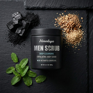 <span class=keywords><strong>Exfoliante</strong></span> Masculino con <span class=keywords><strong>Carbón</strong></span> <span class=keywords><strong>Activado</strong></span>, Vitamina E y C, Fragancia a Rosas, Ácido Hialurónico, para Todo Tipo <span class=keywords><strong>de</strong></span> Piel, Uso Adulto - Product Image 3