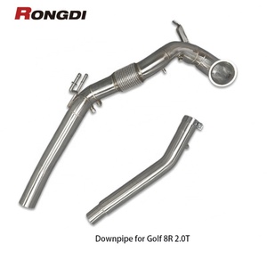 ท่อไอเสียสแตนเลส Rongdi 304 ขนาด 1.5 มม. แบบขัดเงา สำหรับ VW Golf MK8R 2.0T เพิ่มประสิทธิภาพ - Product Image 1