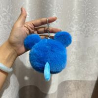 Poke karakter Marill gantungan kunci mewah hadiah ulang tahun liburan boneka Crane cakar grosir