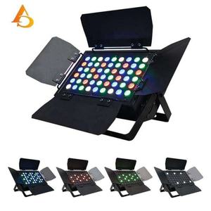 Venta al por Mayor de Foco LED DMX de 54x3w para Escenario con Barndoor, Foco RGBW de un Solo Color - Product Image 1