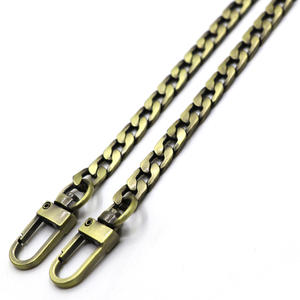 REWIN — chaîne plate <span class=keywords><strong>pour</strong></span> <span class=keywords><strong>sac</strong></span> à main, 60/100/110/120cm de Long, 7mm de large, chaîne de <span class=keywords><strong>sac</strong></span> en métal plaqué, <span class=keywords><strong>pour</strong></span> poignée, bricolage - Product Image 2