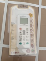 Télécommande de remplacement AUX YKR-H/002E pour climatiseur domestique, facile à utiliser, ABS 0,5 mm blanc/vert grisâtre, pièces de climatiseur