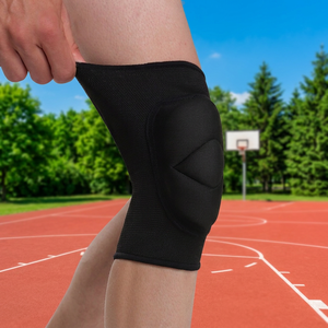 Rodilleras y coderas profesionales anticolisión para hombre y mujer, para danza y yoga, con protección flexible de compresión engrosada - Product Image 1