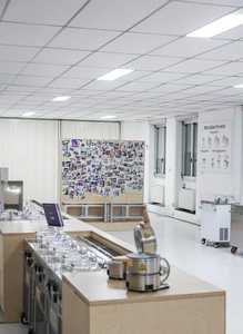 เครื่องทำไอศกรีมเจลาโตเชิงพาณิชย์ <span class=keywords><strong>V2</strong></span>ชุดสองหม้อกาแลคซีโปรหลายไมล์ใบมีดโกนแบบปรับได้เองไม่มีสารตกค้างไม่มีน้ำแข็งที่สะสม - Product Image 2