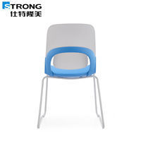 Meilleur prix couleur personnalisée école étude visiteur chaise de bureau chaise centrale ergonomique en maille mobile chaise de formation de bureau ergonomique