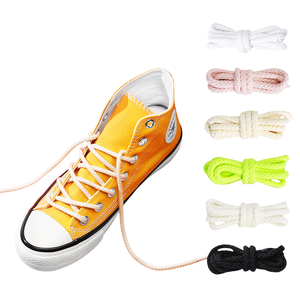 Cordones trenzados de algodón de color natural 100% personalizados cordones de zapatos de cuerda para zapatillas SB <span class=keywords><strong>Dunk</strong></span>/AJ cordones de zapatos de cuerda - Product Image 1