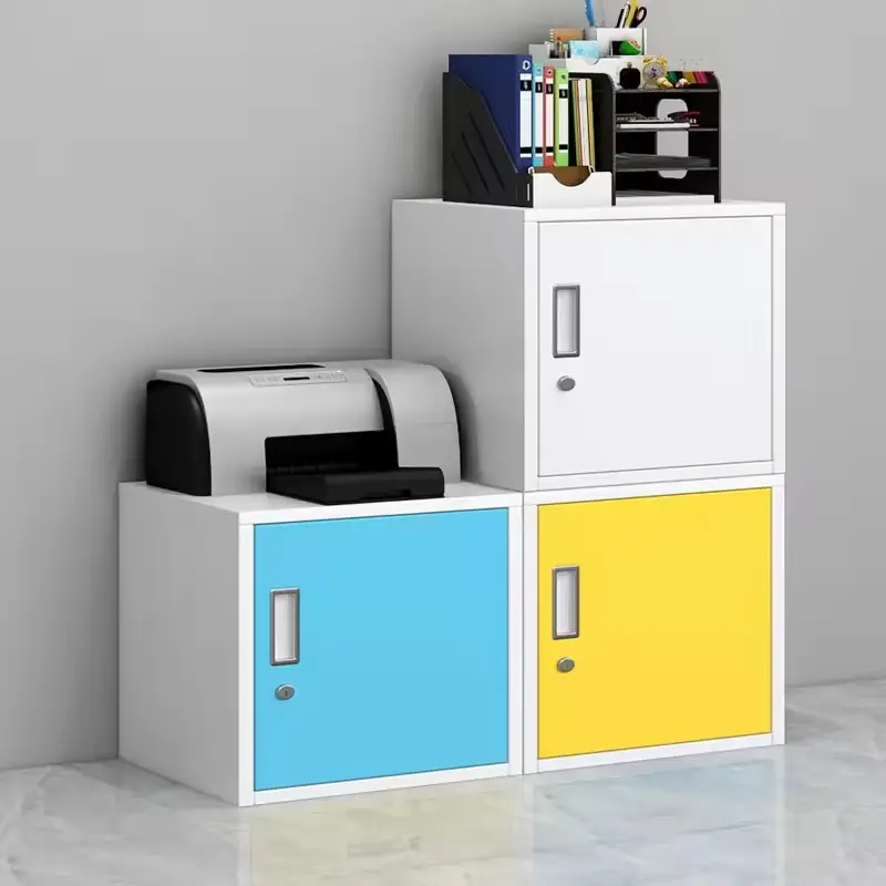 Xingyuan bán buôn nhà văn phòng đầy màu sắc Wall Mount tủ khóa sắt Tủ lưu trữ với khóa mini Locker hộp