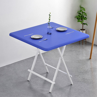 Table à manger pliante d'extérieur au design simple, table à manger d'extérieur portable personnalisée