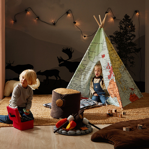 Factory Wholesale Children Indoor Outdoor Organic Teepee Tent for Kids - Product Image 6