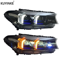 KUYINKE Nouveaux phares améliorés pour BMW Série 5 G30 2018-2020, ensemble de phares laser M5 G38, feux de jour en forme de crocs