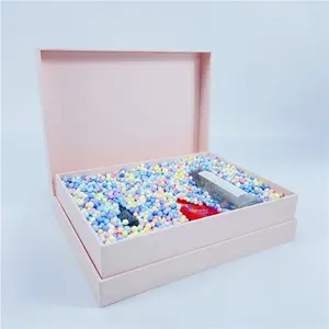 Daur ulang pembersih mewah Losion Serum Toner Set kosmetik sesuai kemasan kertas kotak Clamshell untuk perawatan pribadi hadiah pacar
