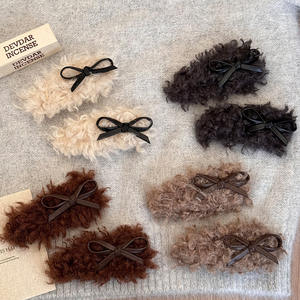 กิ๊บติดผมรูปโบว์น่ารักสำหรับเด็กผู้หญิง ใช้ได้ทุกวันในงานปาร์ตี้ ฤดูใบไม้ร่วงและฤดูหนาว - Product Image 1