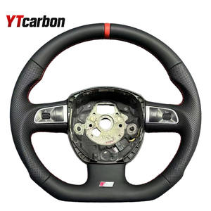 <span class=keywords><strong>Volante</strong></span> de coche YTcarbon apto para A3 <span class=keywords><strong>A4</strong></span> A5 B8 A6 Q5 Q7 S5 S4 <span class=keywords><strong>2005</strong></span> a 2011 <span class=keywords><strong>volante</strong></span> de fibra de carbono Real - Product Image 3