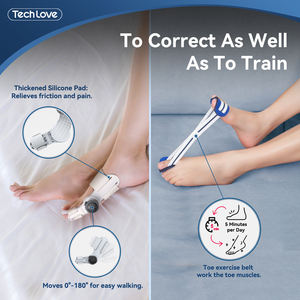 For Tech Love, venta al por mayor, Corrector de juanetes personalizable con perilla giratoria, ajustador de realineación del dedo del pie para aliviar el dolor - Product Image 2